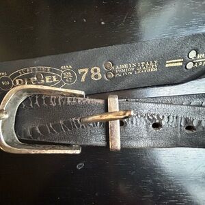 COPY - Diesel unisex leather belt . Vintage. Italy.